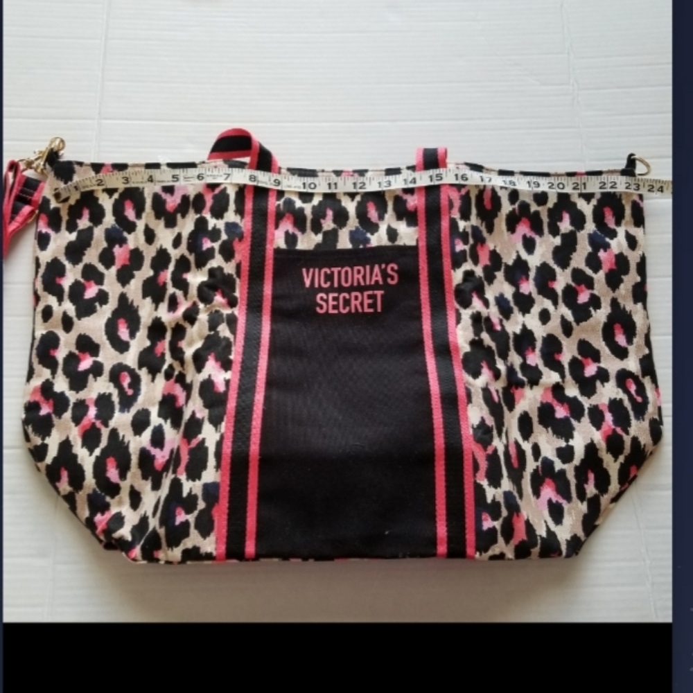 Victoria secret leopard tote